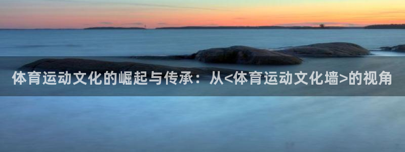 体育运动文化的崛起与传承：从<体育运动文化墙>的视角